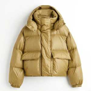 Custom Design Winter Warm Thick Bomber Puffer Jacket for <b>Men</b> Hooded Reversible Streetwear <b>Long</b> <b>Coat</b> - Product Image 1