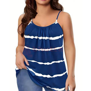 Meilleures ventes Débardeurs d'été décontractés pour femmes 100% coton Style unique Hauts respirants fabriqués en usine - Product Image 6