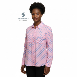 Camisa Formal con Botones de la Hermandad Gamma Phi Delta, Camisa de Vestir con Cuello para Mujer, Camisa con Botones Delanteros - Product Image 4