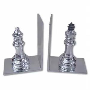 Vintage Metal Bookend Handmade Modern Personalized Bookends Unique Design Metal <b>Book</b> Ends Supports for Shelves - Product Image 6