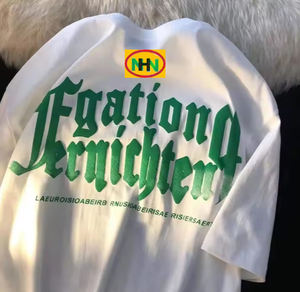 T-shirt Homme Formel OEM de Haute Qualité, Imprimé en Relief 3D, avec Logo Personnalisé, 100% Coton, Tissu 180g, Personnalisable - Product Image 2