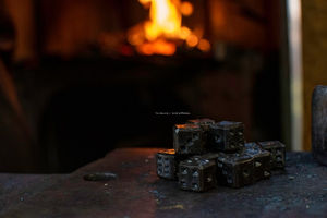 Juego de Dados Poliédricos de Cuerno Natural, 7 Piezas, Ecológico, Duradero, Hecho a Mano para Juegos de Mesa, RPG, Juego de Rol, Tradebyd - Product Image 6