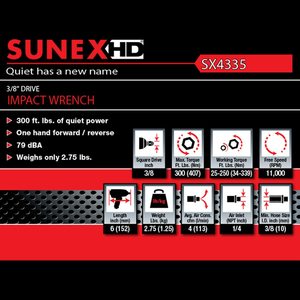 Llave de Impacto Neumática Compuesta de 3/8 Pulgadas, Personalizable OEM - Product Image 2