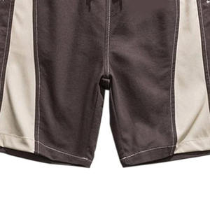 Short décontracté personnalisable Tissu extensible de qualité Bouton de broderie à motif solide Logo personnalisé pour le grappin - Product Image 6