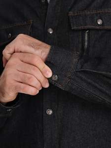 Man Jackets Breathable <b>Men</b> Denim Jackets Plus Size <b>Men</b> Jeans Jackets Made in Pakistan Custom Logo And Design - Product Image 3