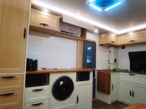 Remolque de caravana pequeño tipo lágrima, totalmente equipado, de acero inoxidable, con doble amortiguador, capacidad para 8 personas, ligero y mini. - Product Image 4