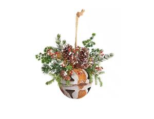 Grand cloche décorative en métal pour Noël, à suspendre, pour arbre de Noël, décoration murale, Noël, Nouvel An, quantité en gros - Product Image 3