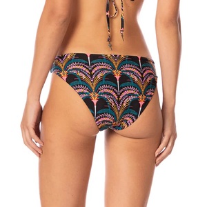 Culottes de bikini taille basse pour femmes, imprimées, en spandex et polyester, style sexy, respirantes, lavables en machine, maillots de bain pour adultes - Product Image 2