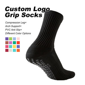 Chaussettes athlétiques longues pour hommes avec structure côtelée et tissu évacuant l'humidité pour le fitness et le sport - Product Image 2