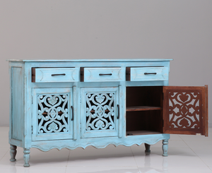 Buffet moderne en bois vieilli de qualité supérieure Design traditionnel pour la maison pour la chambre à coucher, la cuisine, le salon et l'atelier - Product Image 4