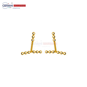 Orthognathic Reversible 0.6T Buttress <b>Plate</b> Manual <b>Power</b> Source Class II Instrumentation Left and Right T <b>Plate</b> - Product Image 5