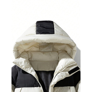 Chaqueta acolchada de invierno personalizada al por mayor para hombre, prendas de vestir informales con cuello levantado, abrigos de alta calidad, chaqueta acolchada para hombre - Product Image 4