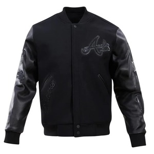 Wholesale High Quality <b>Men</b> Customized Sporty Varsity <b>Jacket</b> <b>Baseball</b> Wool College Letterman Bomber Winter Wear Breathable Stand - Product Image 5