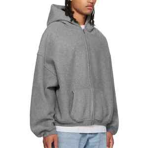 Nouveau sweat à capuche zippé de haute qualité grande taille sweats à capuche pour hommes logo imprimé personnalisé sweat à capuche pour hommes - Product Image 3