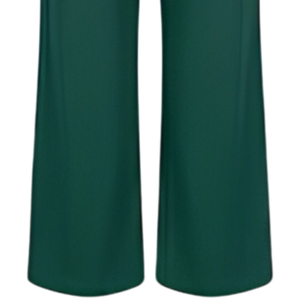 Pantalones de Trabajo Casuales de Negocios para Mujer, de Lona Transpirable de Secado Rápido, con Cierre de Cordón, Lisos, 100% Algodón, Cintura Media - Product Image 6