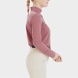 Camiseta de Manga Corta para Mujer, Diseño Personalizado OEM, Estampado a Color, Nueva Llegada, Transpirable, Cómoda, de Punto Vintage, para Montar a Caballo - Product Image 3