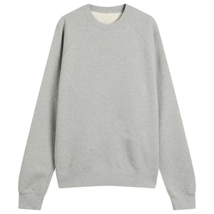 Sweat-shirt pour homme en coton doublé de haute qualité 38 g/m², à épaules tombantes, style décontracté, sweat-shirt à col rond en molleton surdimensionné - Product Image 1