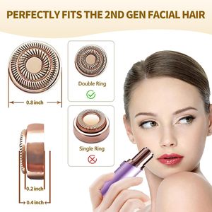 Lames de rechange pour épilateur facial Flawless, application automobile, sac en flanelle, pinces à épiler - Product Image 4