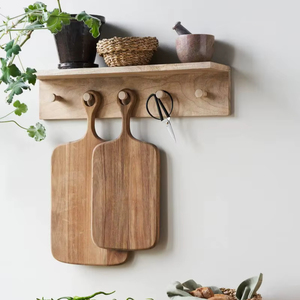 Wooden Oxford Peg Rail <b>Shelf</b> - Product Image 6