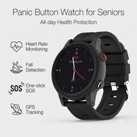 Reloj Inteligente de Respuesta a Emergencias para Personas Mayores, Alerta Automática de Caídas, Reloj Ultra Inteligente Original L23 4G con Rastreador GPS, Montres Intelliges
