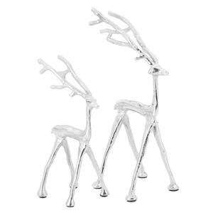 Decoración Metal Reno Acabado en oro Adorno navideño Acento festivo de lujo para mesa, repisa y regalo - Product Image 6