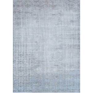 Alfombra de Lana Anudada a Mano, Estilo Vintage, Gris y Negro, Modelo Pae-400, para Sala de Estar, Pasillo, Rectangular, Abstracta, para Adolescentes - Product Image 1