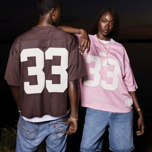 Fashion Boxy Fit Mesh <b>Jersey</b> Tee Custom logo 100% Poly Mesh Casual Streetwear Hight Quality T <b>shirts</b> for <b>Men</b> - Product Image 3