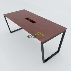 Modern Minimalist <b>Office</b> Meeting <b>Table</b> 180x80cm MDF for Conference & Workspace Hotels - Product Image 2