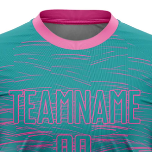 Maillot de football OEM ODM vente en gros vêtements de sport d'entraînement de football personnalisés maillot de football d'équipe à séchage rapide t-shirt de sport pour hommes - Product Image 3