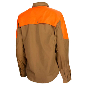Camisas de Caza de Alta Calidad HUNT GEAR para Caza de Aves al Aire Libre, Logotipo Bordado Personalizado, Tejido de Poliéster/Algodón de Secado Rápido para Hombre - Product Image 2