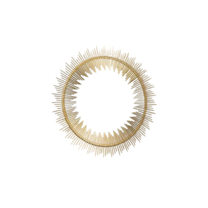 Home Decoration <b>Wall</b> Art Superior Quality Gold Metal Round Shape <b>Wall</b> <b>Mirror</b> Wedding Use Unique Design Decorative <b>Wall</b> <b>Mirror</b> - Product Image 2