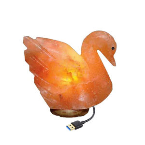 โคมไฟเกลือหิมาลายัน USB ปรับความสว่างได้โคมไฟคริสตัลหินสีชมพูโคมไฟกลางคืนรักษาธรรมชาติ - Product Image 6