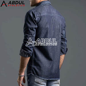 Camisa de Mezclilla para Hombre, Corte Ajustado, Fabricación Profesional, Ropa Casual para Uso en Exteriores, con Personalización - Product Image 3