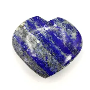 Высокое качество, Лапис-лазурит, сердце, оптовая продажа, драгоценный камень, исцеляющий кристалл, сердце для заземления и медитации, для продажи