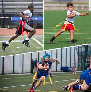 Nuoxin Hot Sale High Quality Trained <b>10</b> Man Flag Football Belts <b>10</b> Player Adjustable Flag Football Set <b>for</b> Sports Teams Training - Product Image 2