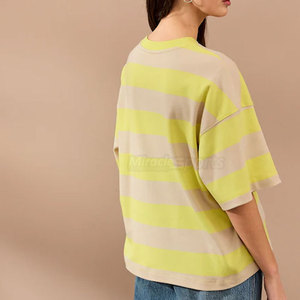 Meilleur pour les vêtements décontractés T-shirts surdimensionnés pour femmes Marque privée Vente en gros T-shirts surdimensionnés pour femmes - Product Image 5