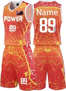 Venta al por mayor de diseño personalizado Retro Sublimación Baloncesto Camisa Singlets Chalecos Kit Set Hombres Baloncesto Jersey - Product Image 2