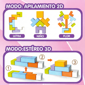 Puzzle 3-in-1 in Plastica Kuromi, Gioco Educativo Precoce per Bambini e Tutta la Famiglia - Product Image 6