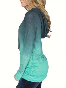 Sudaderas con Capucha Casuales de Talla Grande para Mujer, Tie-Dye, 100% Algodón, Tejido Grueso y Pesado, Diseño Liso, Colección Bangladesh - Product Image 6