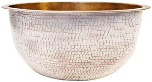 Bol Spa en cuivre poli rustique pour pieds trempés Home Decor Party Traitements de bien-être écologiques - Product Image 4