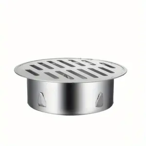 Made In China 304 Stainless Steel Roof Floor Drain Balcony Round Prevent Rats Large Drain Outdoor Rain Water Drain