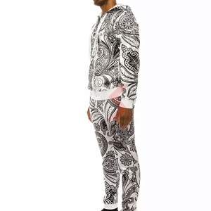 Prix d'usine, survêtement personnalisé pour homme, coupe ajustée, vêtements de sport et de gym, ensemble de survêtement, vente en gros, nouvelle arrivée, survêtements pour homme - Product Image 4