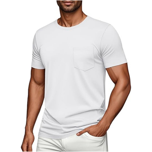 OEM Service Wholesale Men T Shirts Low Prices New Fashionable Plain Cotton Men T Shirts Casual Wear Knitwear Style - Product Image 2