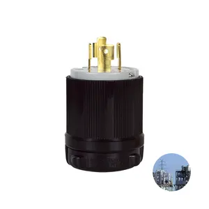 Hot sales NEMA L15-20 250V 20A Locking Plug featuring Resistant to impact ideal for Construction equipment