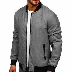 Chaqueta Bomber Ligera de Alta Calidad para Hombre, Parches Bordados Personalizados, Nuevo Diseño, Tela Transpirable, Chaquetas de Moda Masculina - Product Image 4
