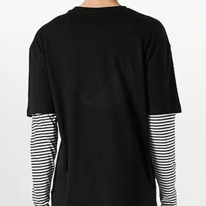 Venta al por mayor 100% algodón hombres camiseta de doble capa cuello redondo con logotipo personalizado OEM y diseño de color - Product Image 4