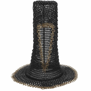 Auténtica Capucha de Malla Metálica Medieval Hecha a Mano en Acero Suave, Armadura de Caballero para Cosplay y Reenactment - Product Image 5