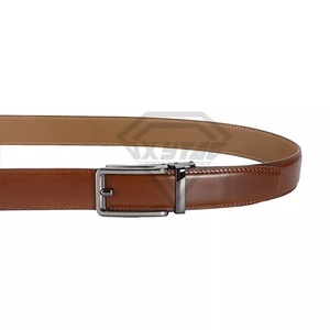 2025 cinturón de lujo de cuero de vaca genuino para hombre, longitud personalizada, hebilla de acero, servicio pesado OEM, venta a granel - Product Image 3