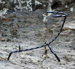 ฮอร์นไวกิ้งทำจากโลหะเป็นมิตรต่อสิ่งแวดล้อมทำจากธรรมชาติพร้อมขาตั้งโลหะ - Product Image 2