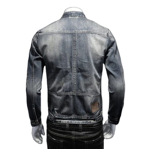 Veste en jean élégante pour hommes Tenue décontractée OEM Vente en gros Veste en jean en coton de haute qualité pour hommes Veste en jean personnalisée pour hommes à vendre - Product Image 6